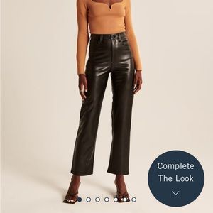 Abercrombie and Fitch vegan leather pants